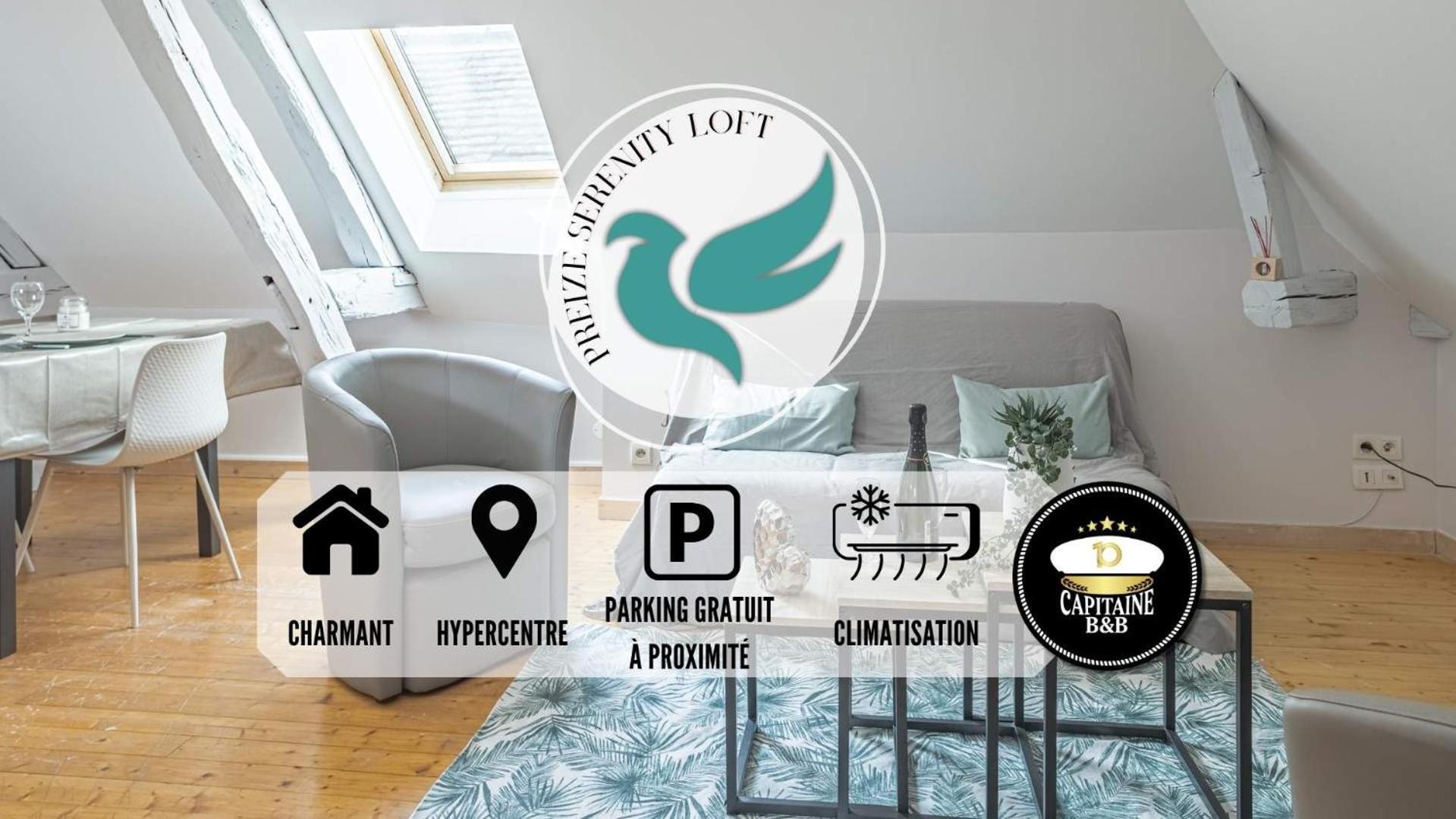 Preize Serenity Loft - Hypercentre - 2 Pers. Troyes Esterno foto